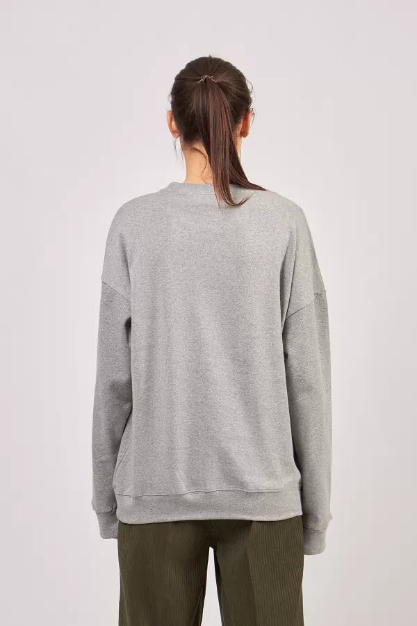 Ağaç Nakışlı Grimelanj Kadın Sweatshirt