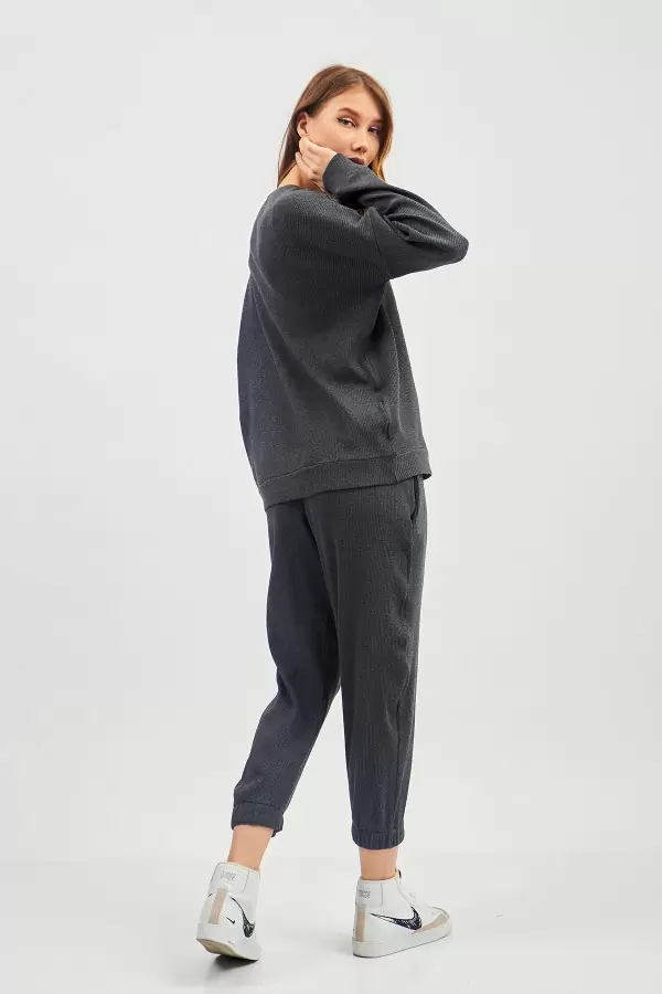 Antrasit Kaşkorse Kadın Alt-Üst Takım