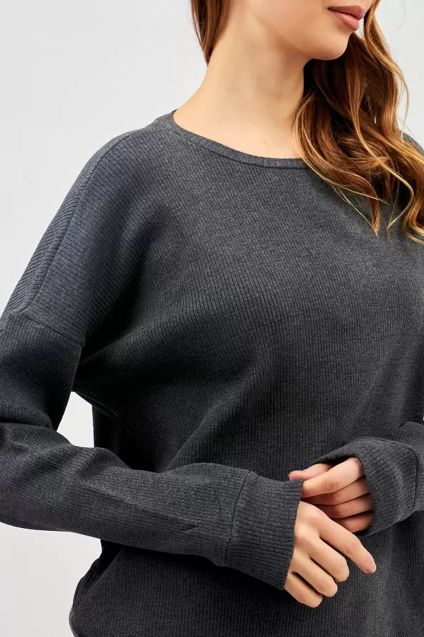 Antrasit Kaşkorse Kadın Alt-Üst Takım