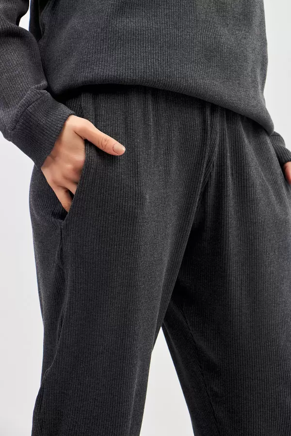 Antrasit Kaşkorse Kadın Alt-Üst Takım