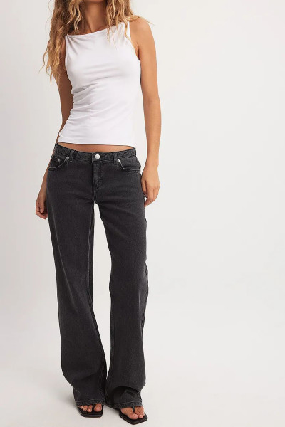 Antrasit Kadın Denim Pantolon