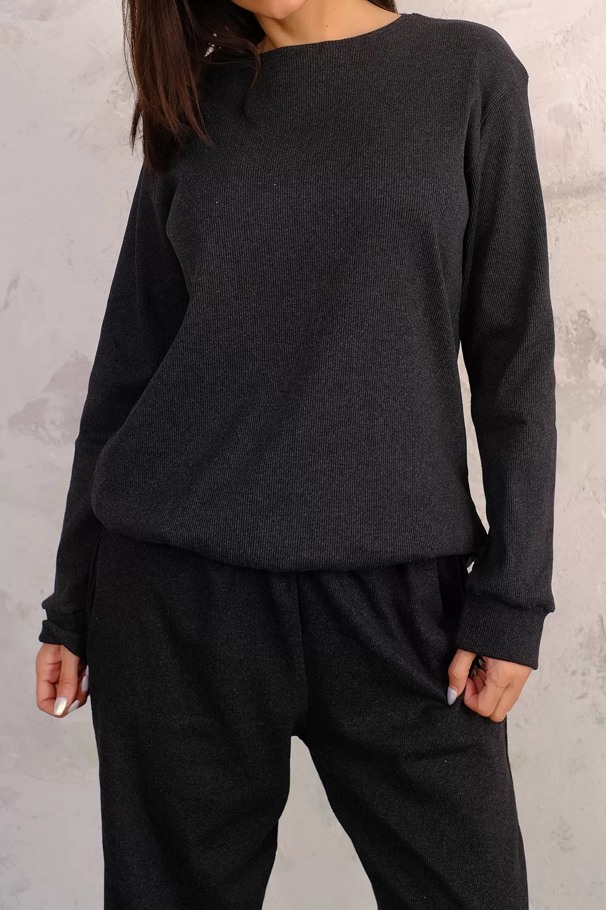 Antrasit Kadın Eşofman Takımı