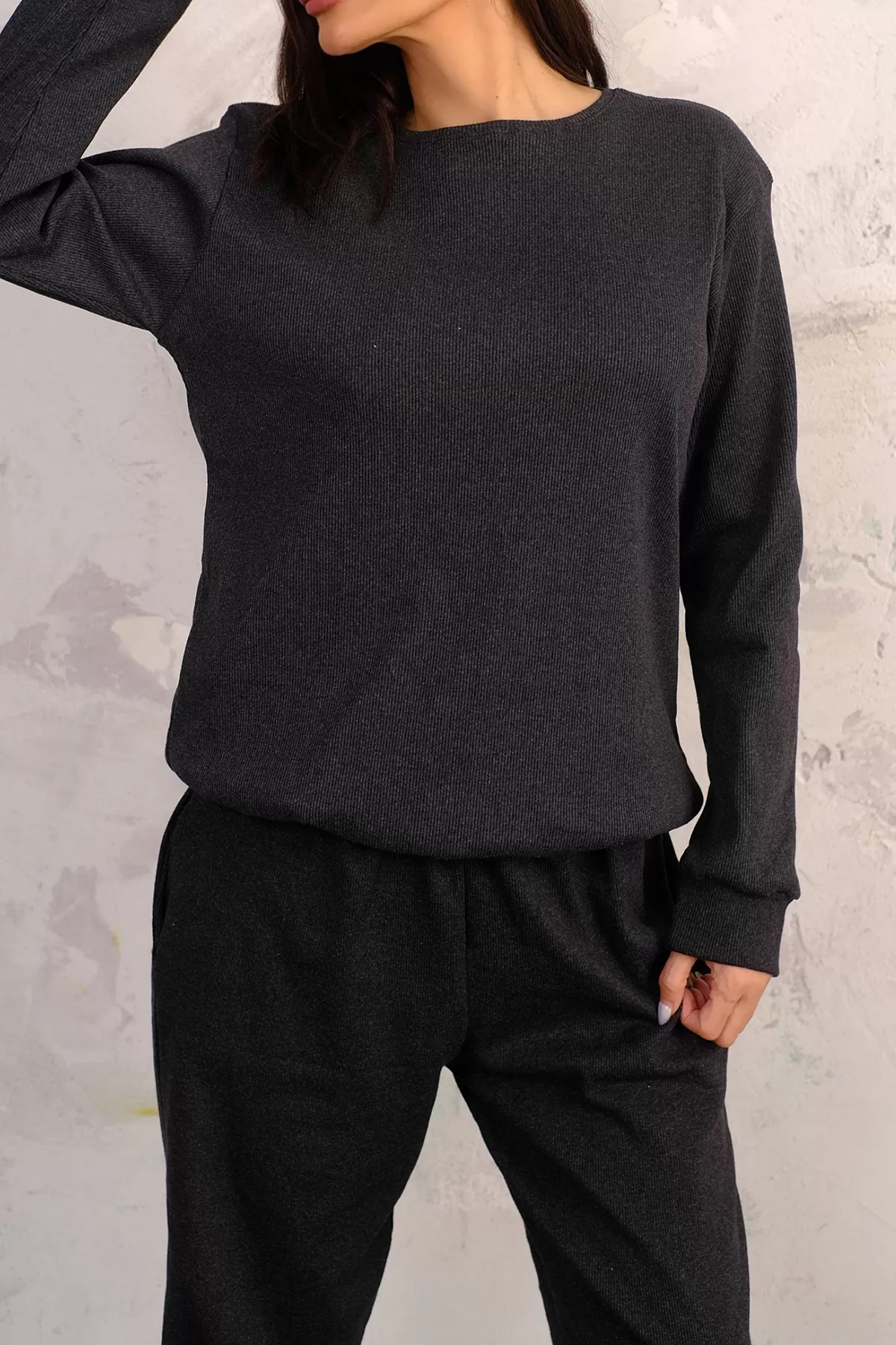 Antrasit Kadın Eşofman Takımı