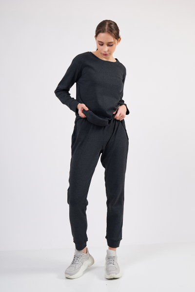 Antrasit Kadın Eşofman Takımı