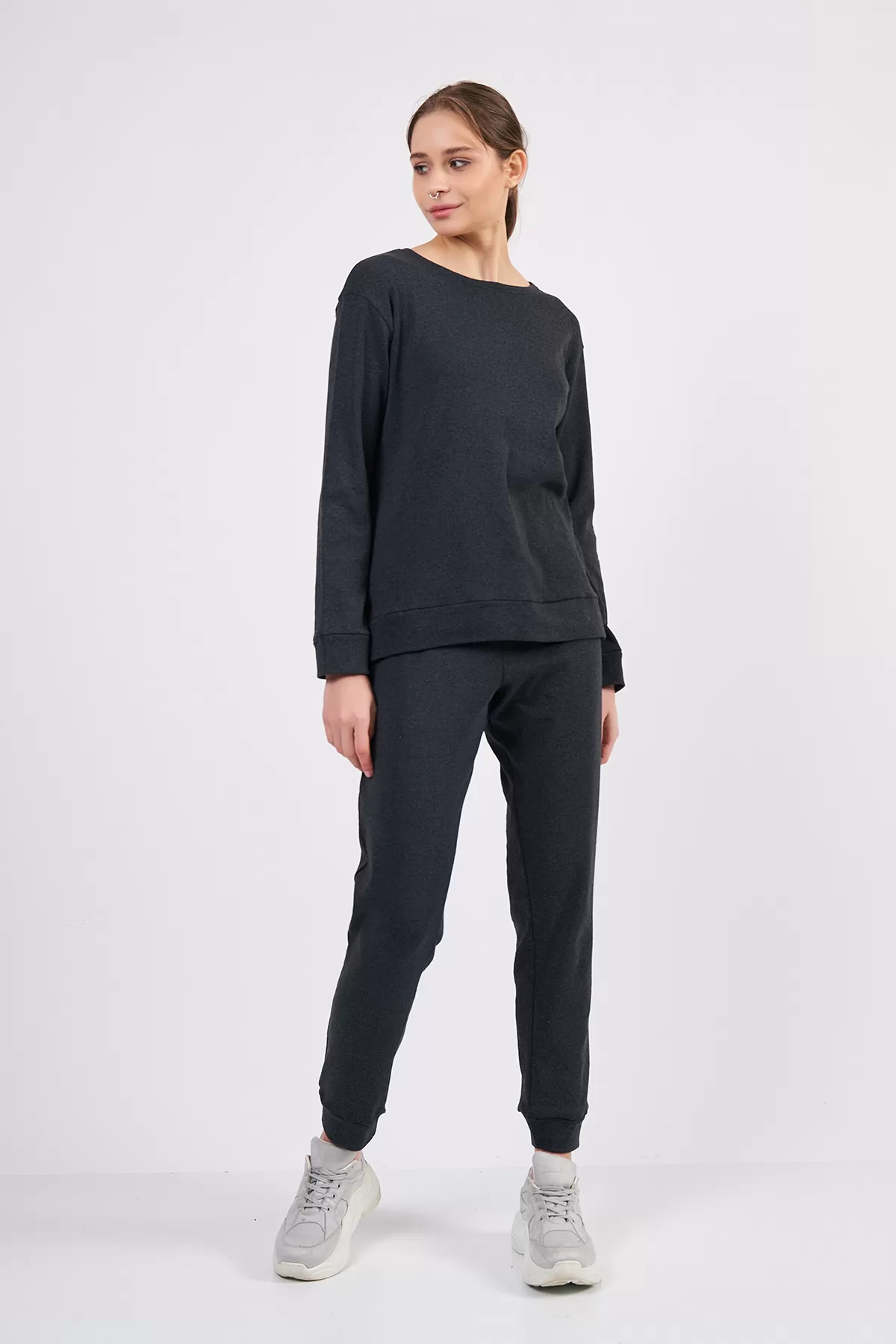 Antrasit Kadın Eşofman Takımı