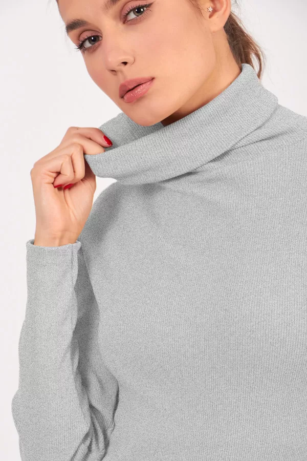 Balıkçı Yaka Grimelanj Kadın Body