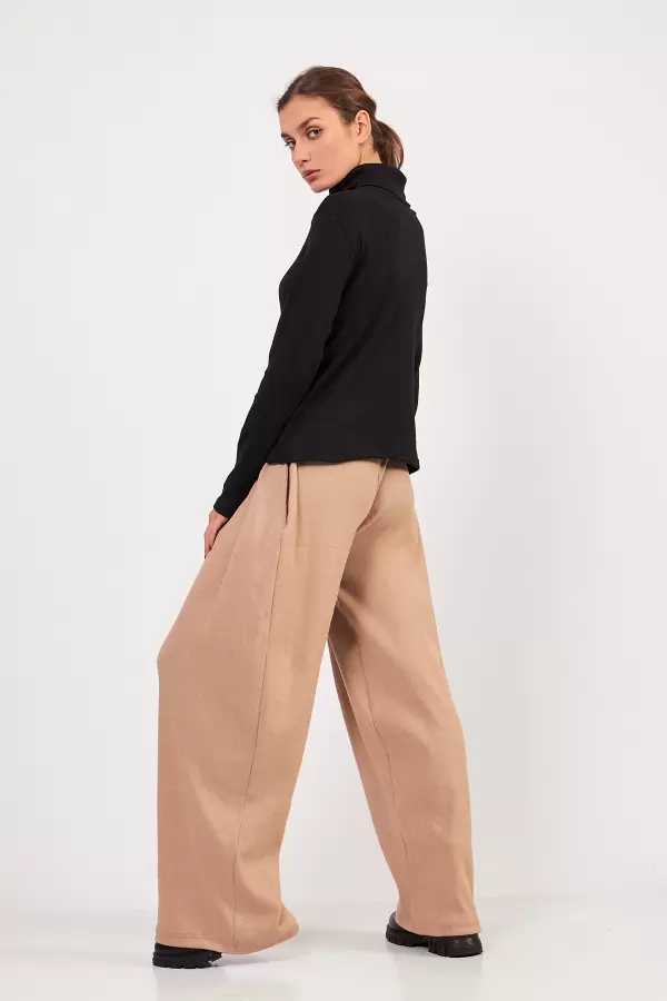 Balıkçı Yaka Siyah Kadın Body