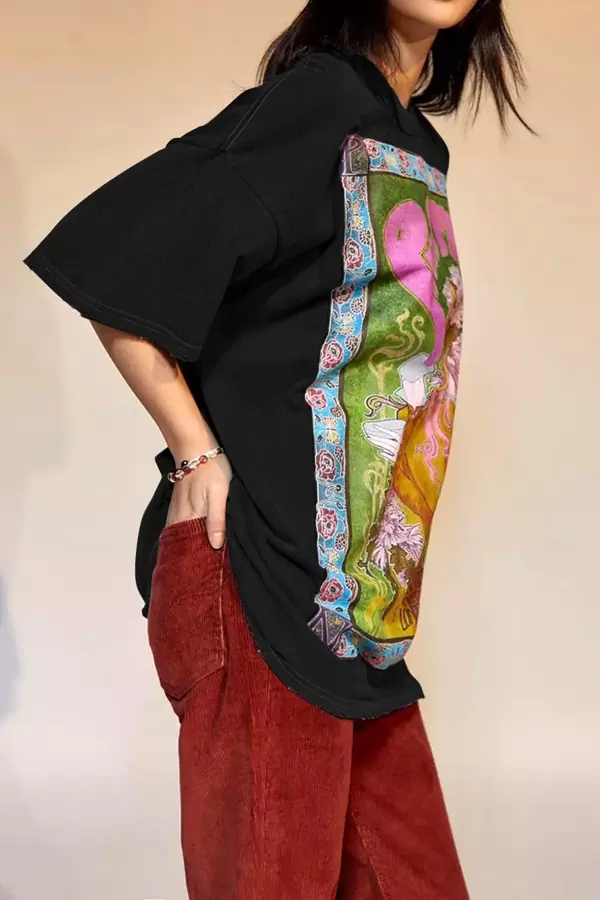 Baskılı Kadın Tişört