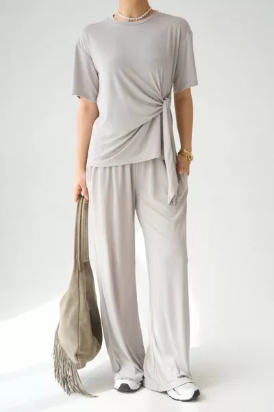 Bej Modal Kumaş Kadın İkili Takım