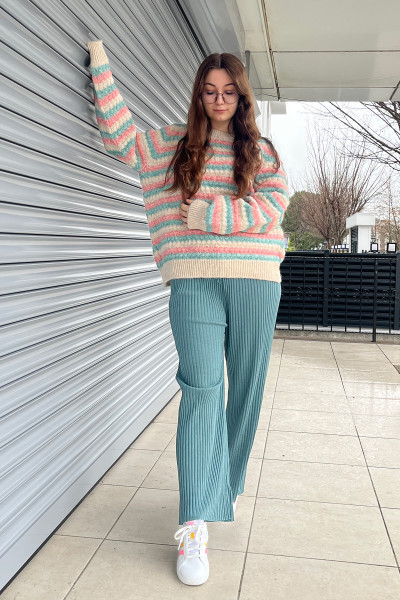 Çağla Yeşili Kadın Pantolon