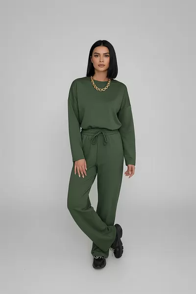 Çağla Yeşili Modal Kumaş Kadın Alt Üst Takım
