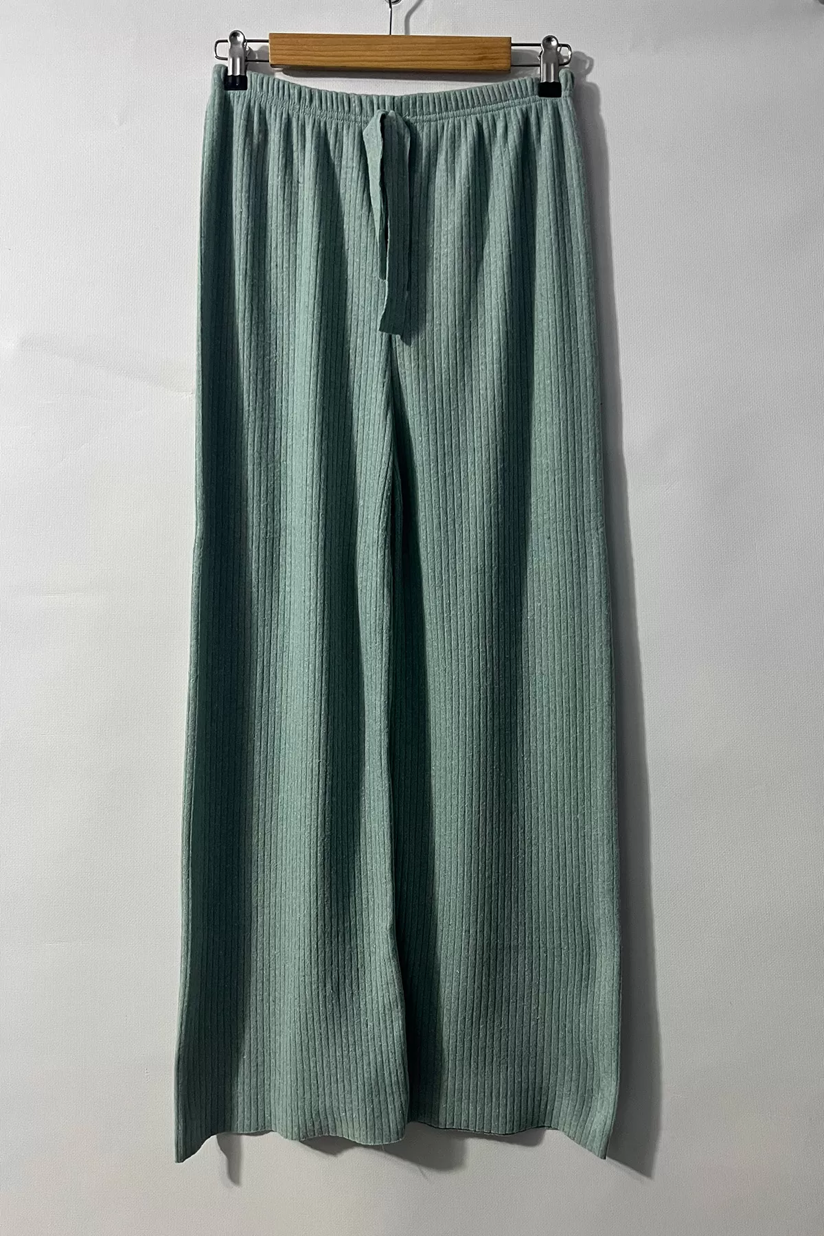 Çağla Yeşili Tunik Pantolon İkili Takım