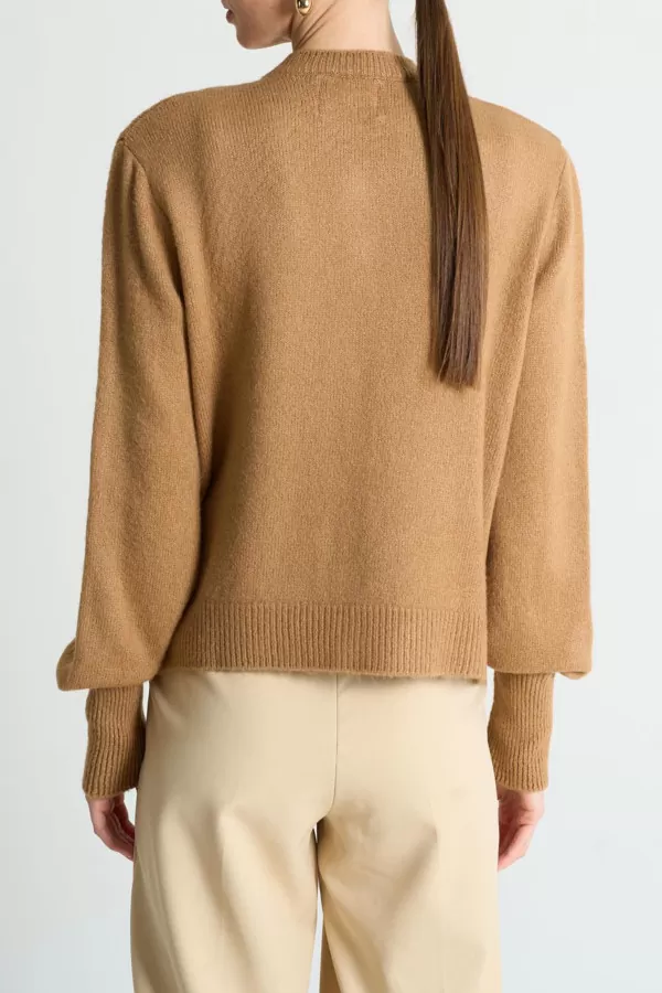 Camel Triko Hırka Atlet Kadın İkili Takım