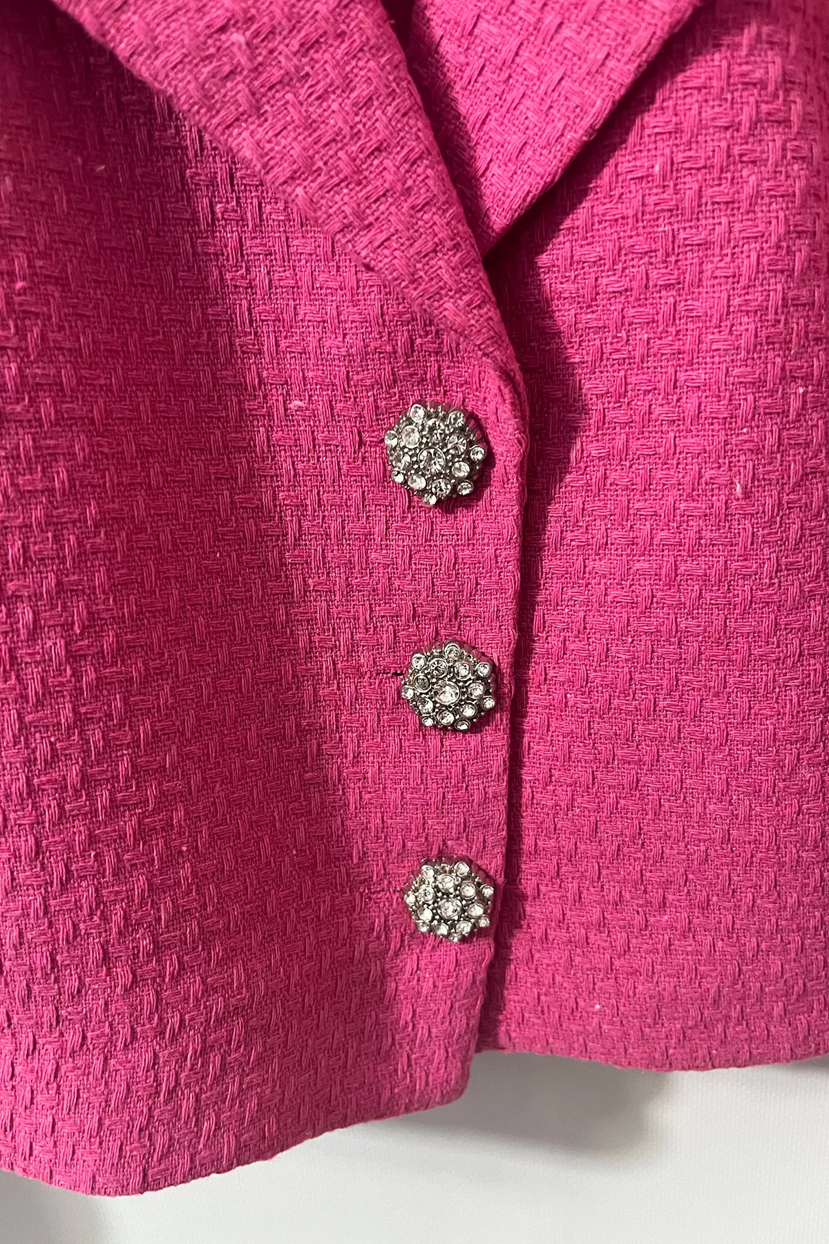 Fuşya Kısa Kadın Ceket