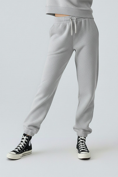 Grimelanj Pamuklu Üç İplik Şardonlu Kadın Eşofman Altı