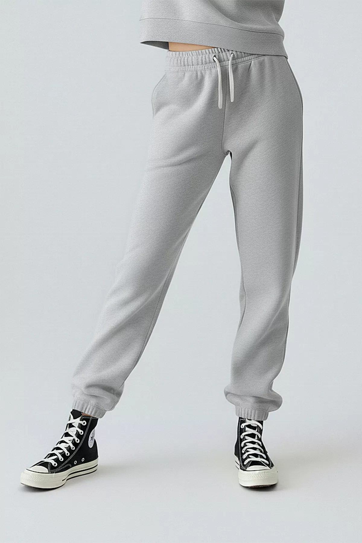 Grimelanj Pamuklu Üç İplik Şardonlu Kadın Eşofman Altı