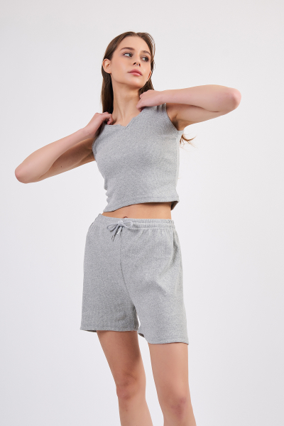 Grimelanj Atlet Şort Kadın Alt Üst Takım