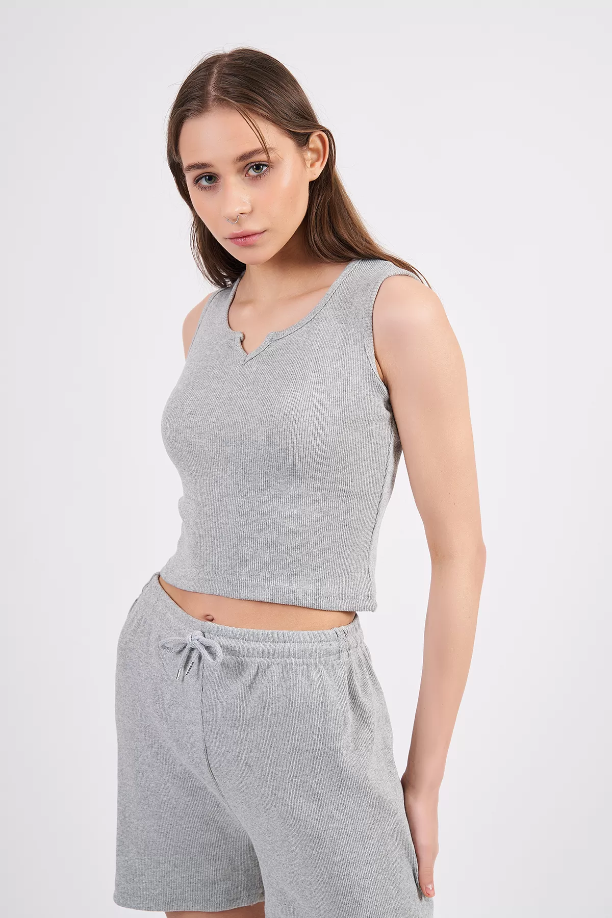 Grimelanj Atlet Şort Kadın Alt Üst Takım