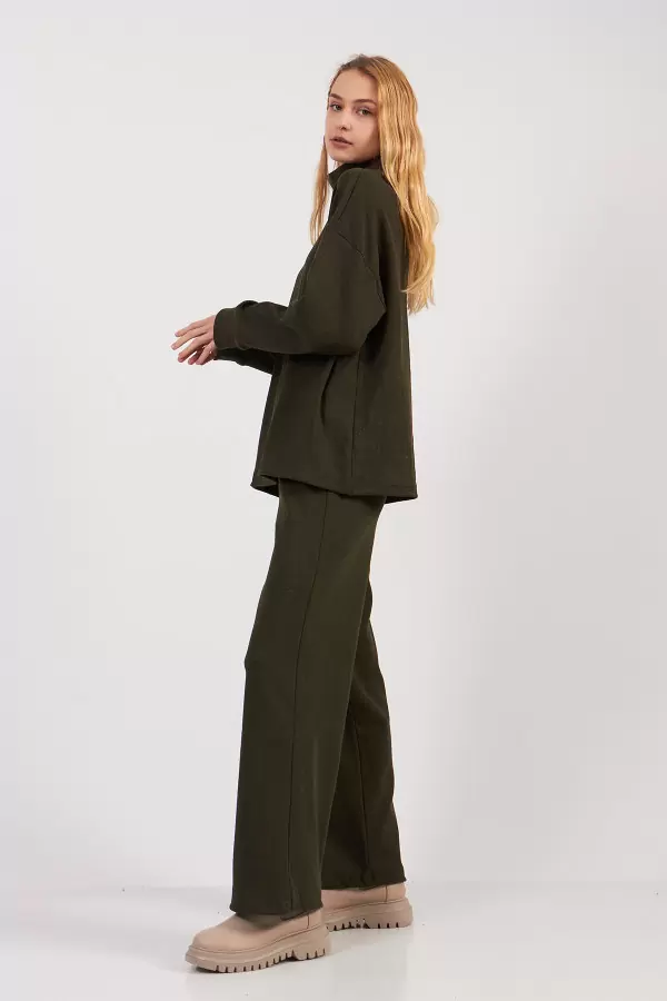 Haki Kaşkorse Kadın Alt Üst Takım