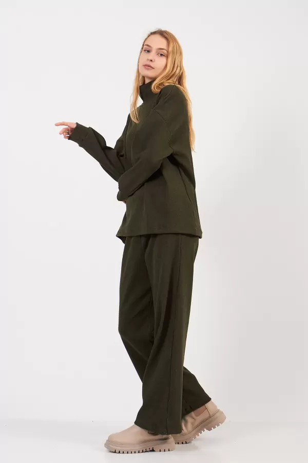 Haki Kaşkorse Kadın Alt Üst Takım