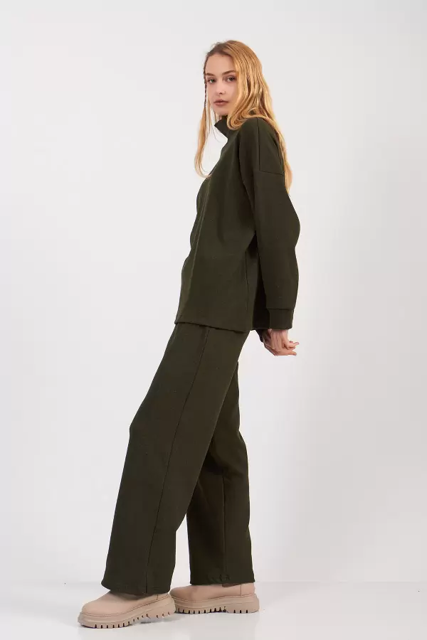 Haki Kaşkorse Kadın Alt Üst Takım