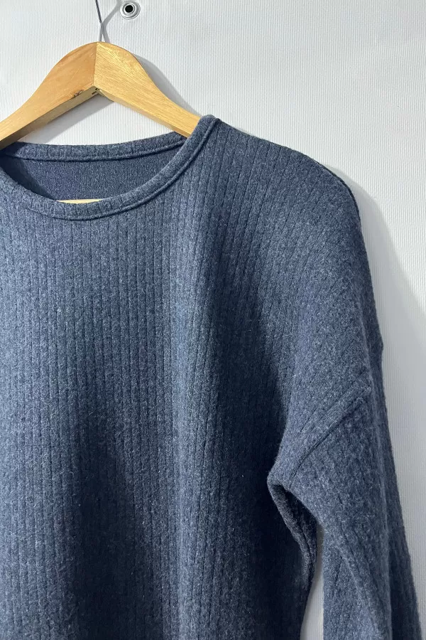 İndigo Tunik Pantolon İkili Takım