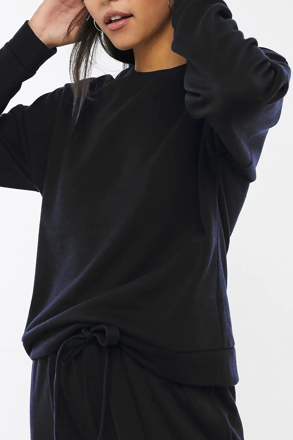 Örme Siyah Kadın Pijama Takımı