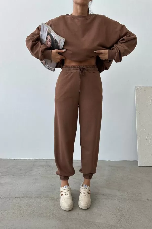 Kahverengi Kadın İkili Takım