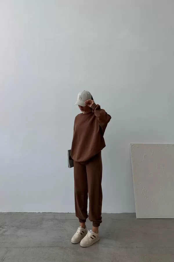 Kahverengi Kadın İkili Takım