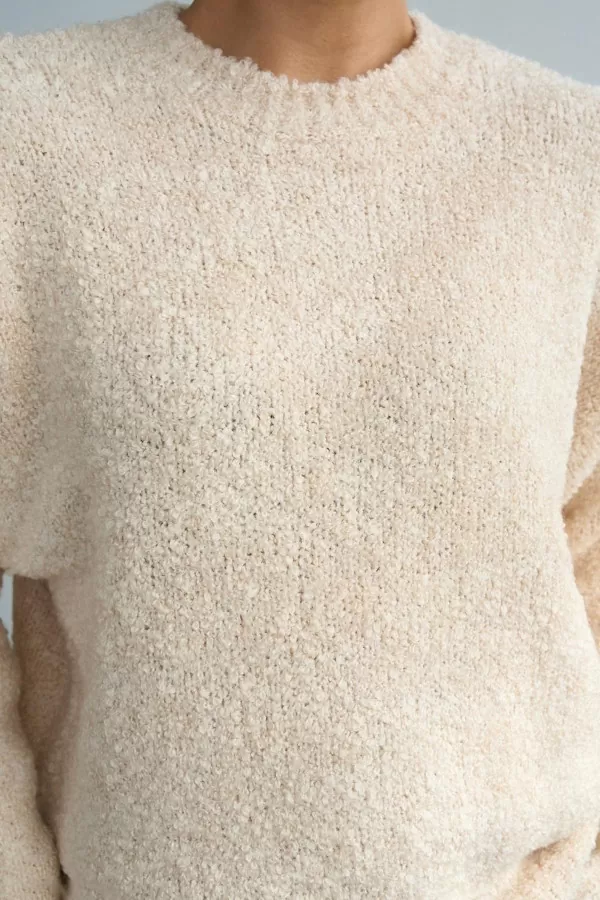 Krem Soft Triko Kadın Kazak