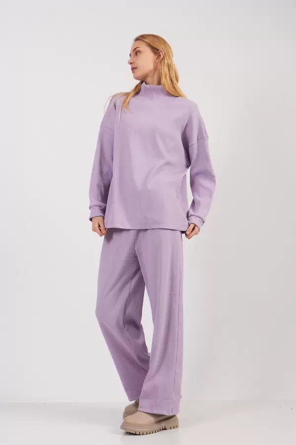 Lila Kaşkorse Kadın Alt Üst Takım