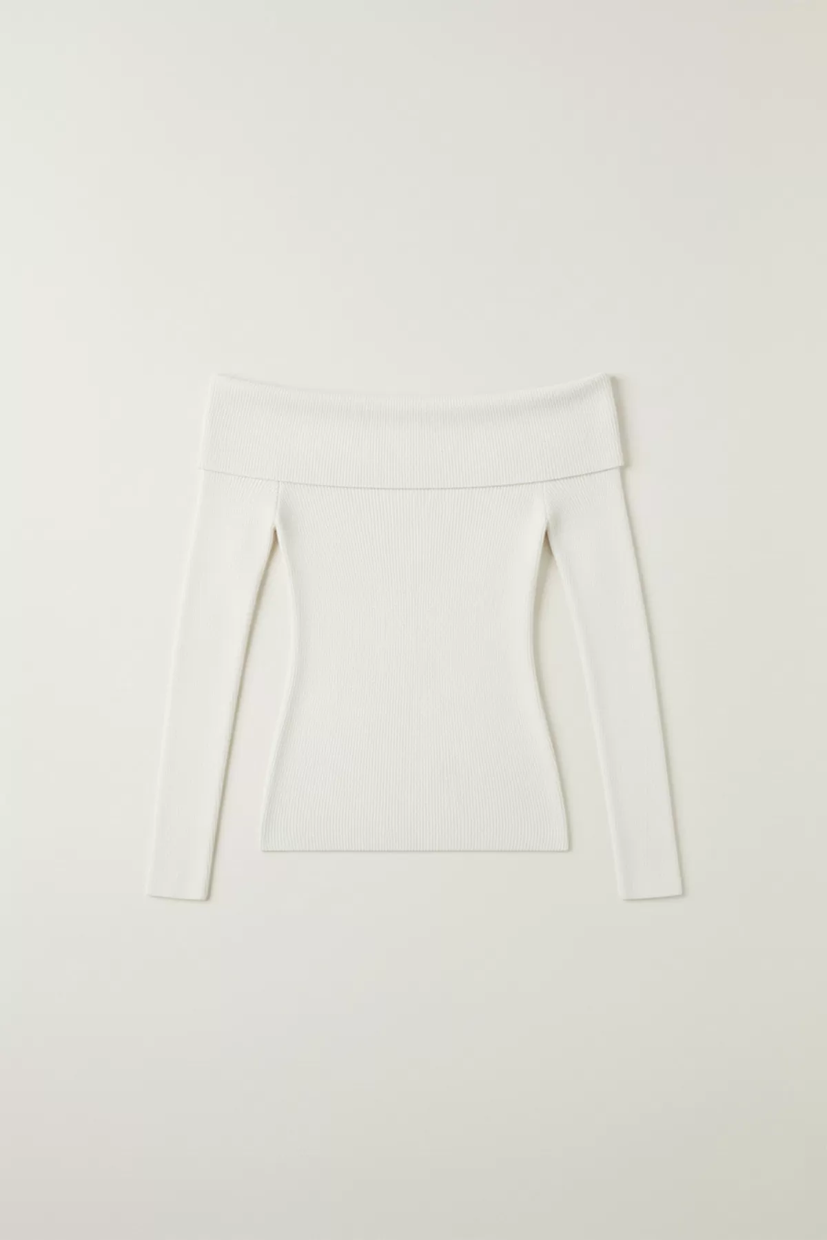 Madonna Yaka Beyaz Kaşkorse Bluz