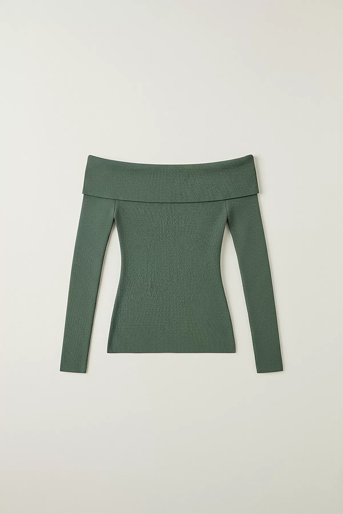 Madonna Yaka Çağla Yeşili Kaşkorse Bluz