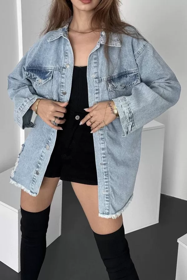 Mavi Denim Kadın Ceket Gömlek