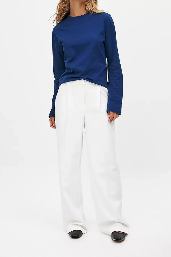 Oversize Mavi Kadın Sweatshirt