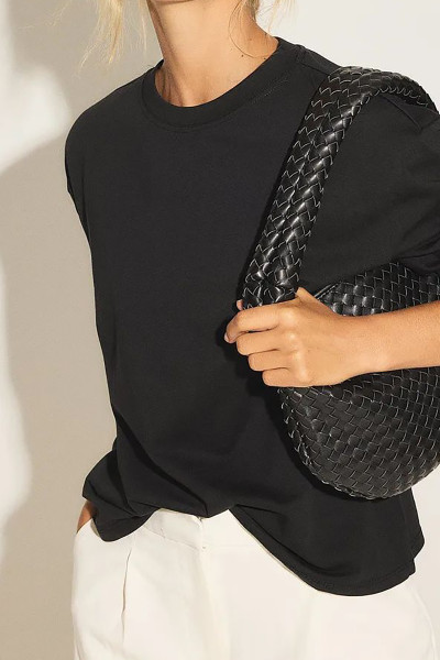 Oversize Siyah Kadın Sweatshirt