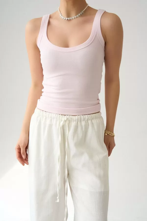 Pembe Pamuklu Kadın Atlet