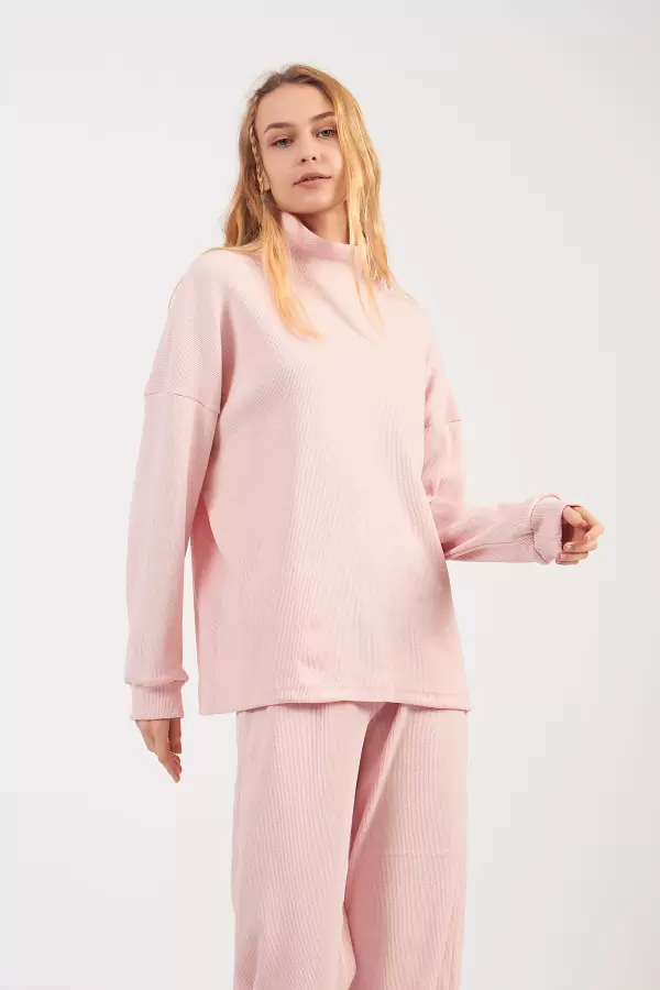 Pudra Kaşkorse Kadın Alt Üst Takım