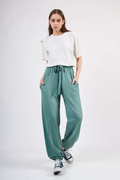 Rahat Kesim Çağla Yeşili Kadın Pantolon