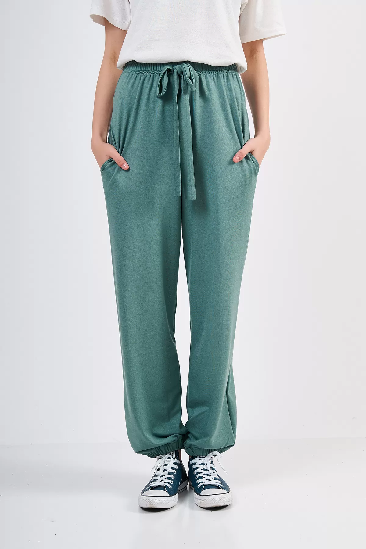 Rahat Kesim Çağla Yeşili Kadın Pantolon