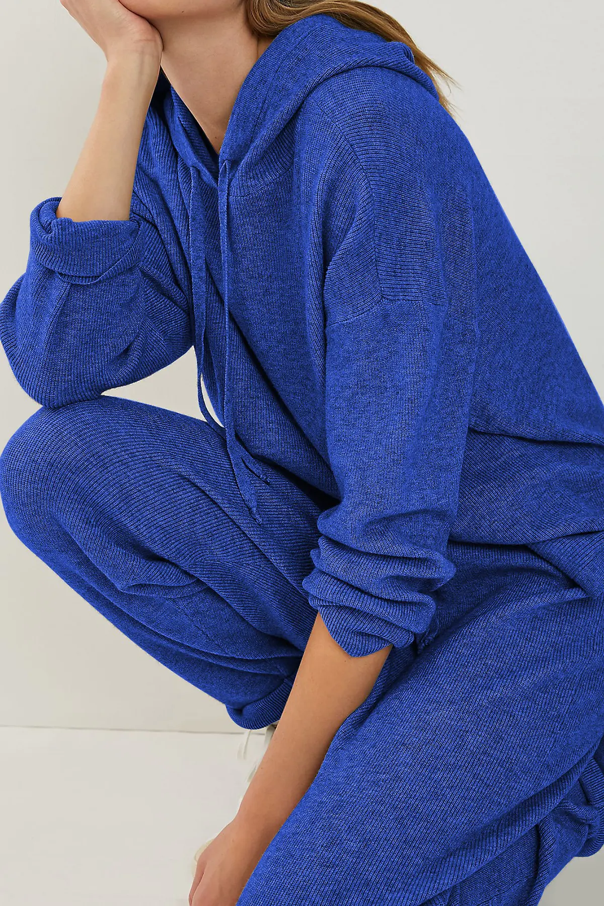 Saks Mavi Kaşkorse Kadın Eşofman Takımı