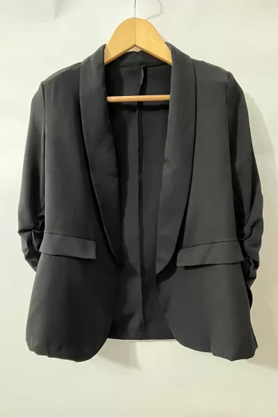 Siyah Kadın Blazer Ceket