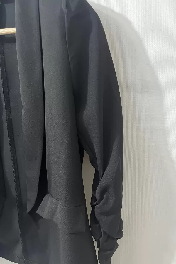 Siyah Kadın Blazer Ceket