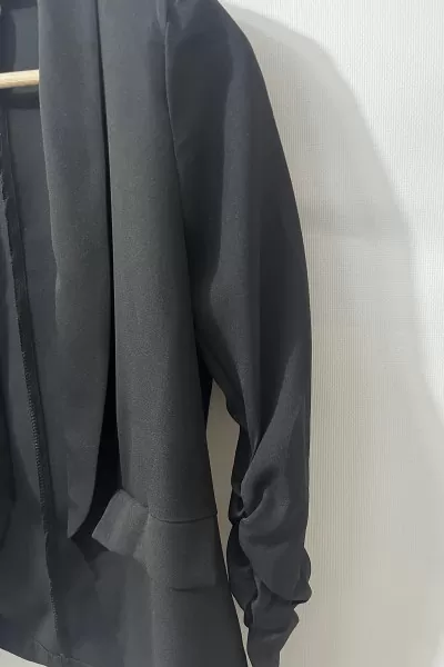 Siyah Kadın Blazer Ceket