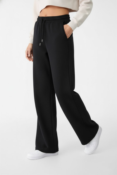 Siyah Kadın Palazzo Pantolon