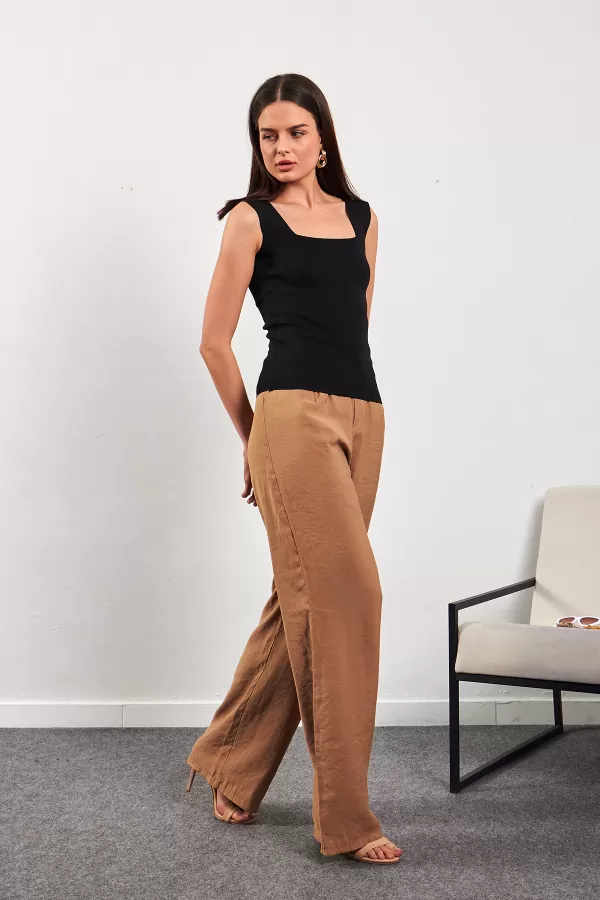 Siyah Triko Kadın Atlet