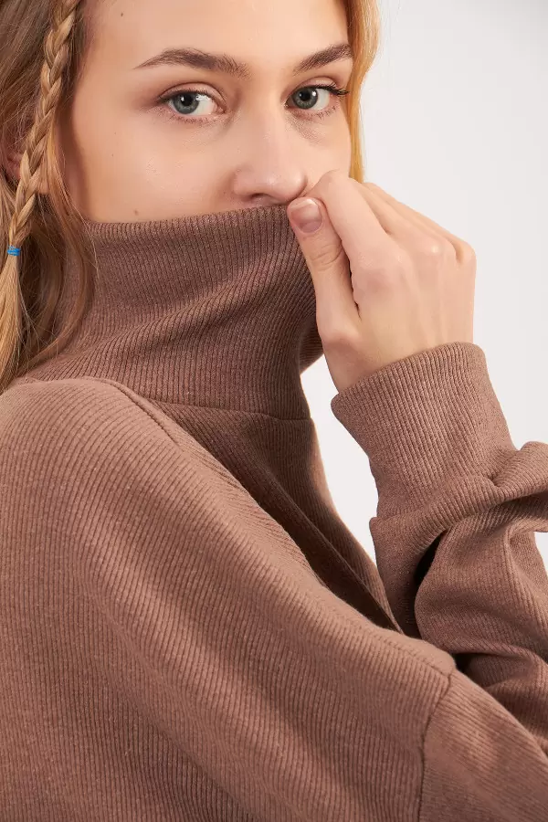 Sütlü Kahve Kaşkorse Kadın Alt Üst Takım