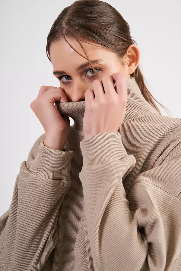 Sütlü Kahve Pantolon Tunik Alt Üst Takım