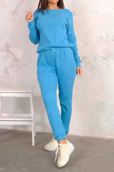 Turkuaz Kadın Eşofman Takımı