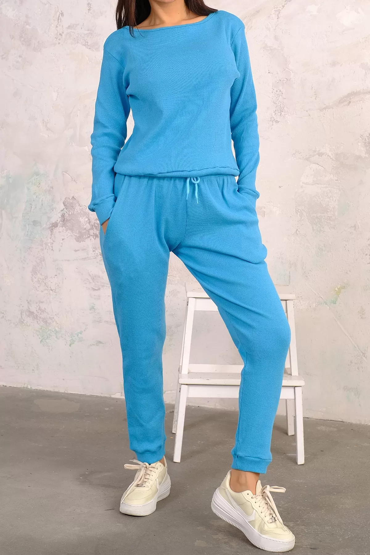 Turkuaz Kadın Eşofman Takımı